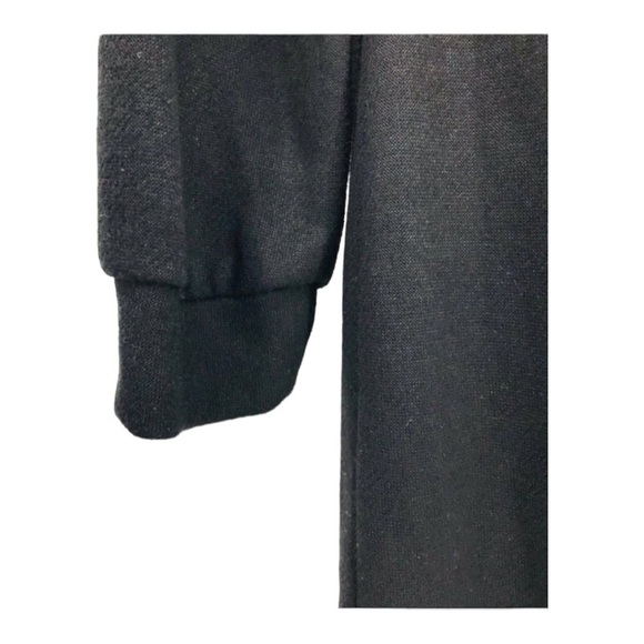 4/$45 AS U WISH NWT Black Long Sleeve Mini Mid Length Light Sweater Dress Small - Picture 6 of 9